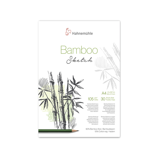 Bilde av Blokk skisse Bamboo 105gr. A4