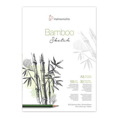 Bilde av Blokk skisse Bamboo 105gr. A3