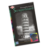 Scraperboard sort 50x30 cm