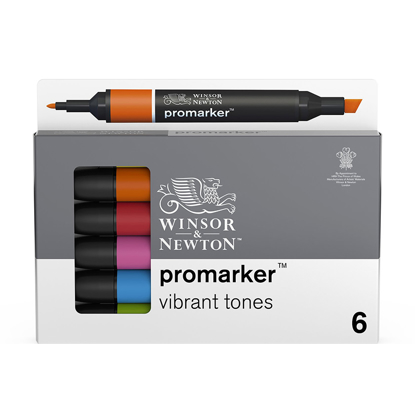 Promarker sett 6 Vibrant Tones
