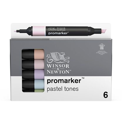 Promarker sett 6 Pastel Tones
