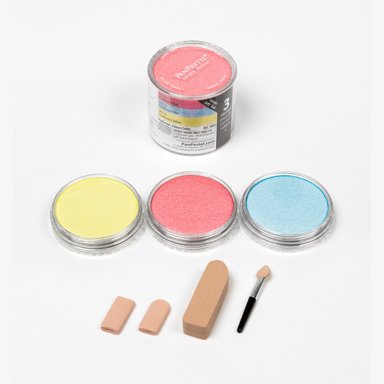 Pan Pastel set  3 Colors: Pearlescent Colors - Primary                                           