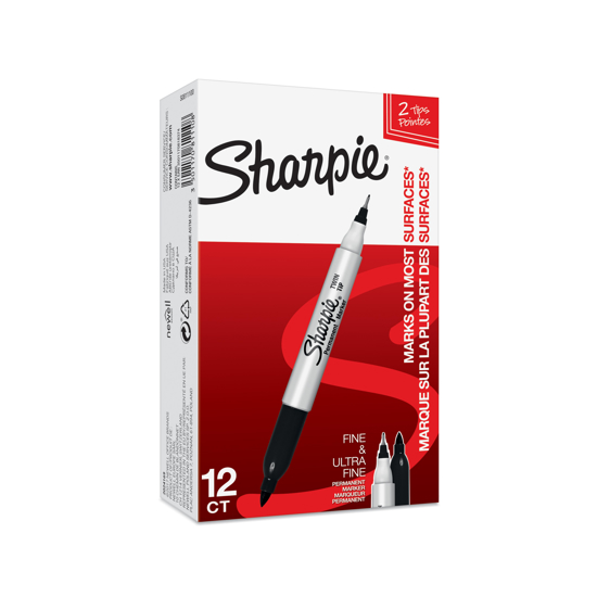 Sharpie Merkepenn EF/F sort 0,3/1,0mm