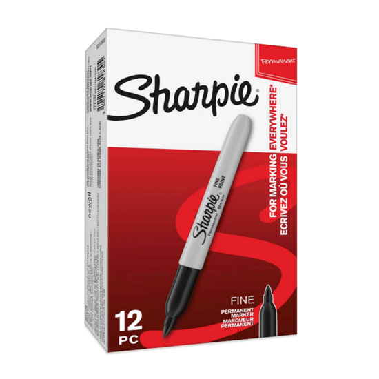 Sharpie Fine merkepenn 1.0mm sort