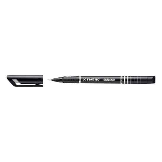 Fineliner Stabilo Sensor 0,3mm sort