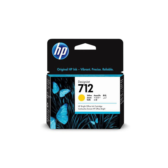 Blekk HP 712 Gul 3ED69A