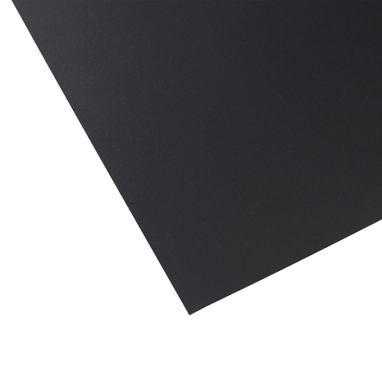 Plate PVC A4, sort, 100 stk