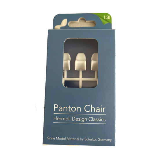 Panton stoler med bord 1:50