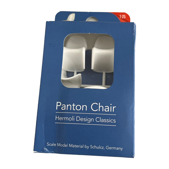 Panton stoler med bord 1:25