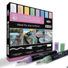 Zieler Acrylic Paint Marker Pens, Pastel, 8 stk