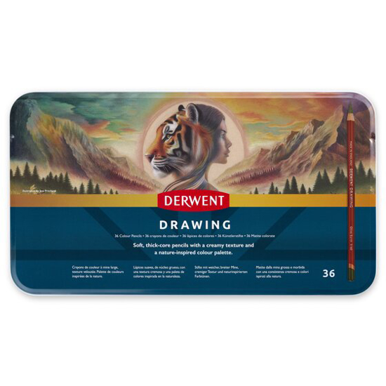 Derwent sett Drawing blyant 36 stk - Ny 2025