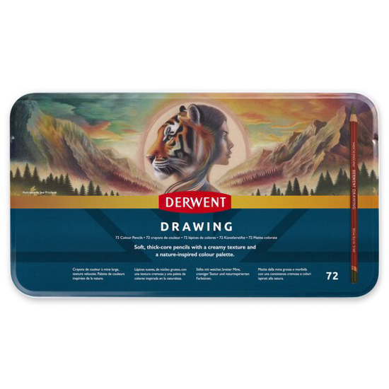 Derwent sett Drawing blyant 72 stk - Ny2025