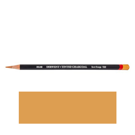 Derwent Tinted Charcoal Burnt Orange