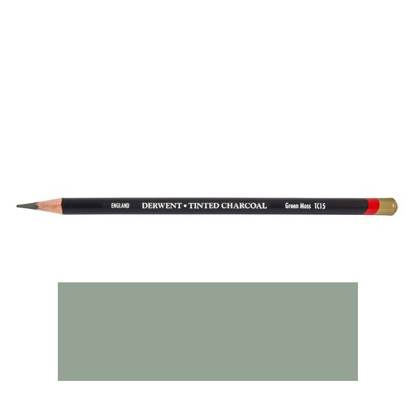 Derwent Tinted Charcoal Green Moss