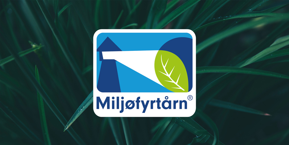 Vi har blitt miljøfyrtårn sertifisert